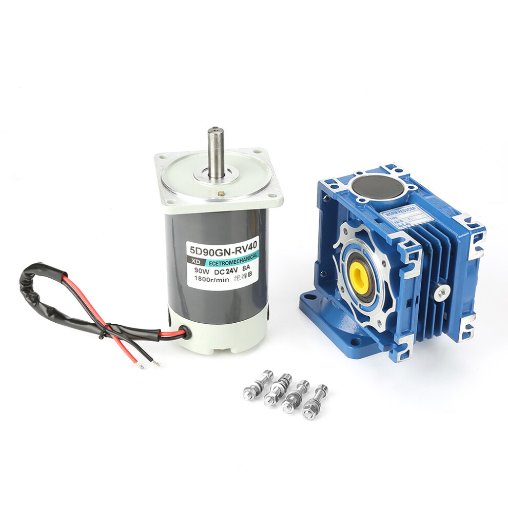 DC24V 90W 5D90GN-RV40 Worm Gear Motor Speed