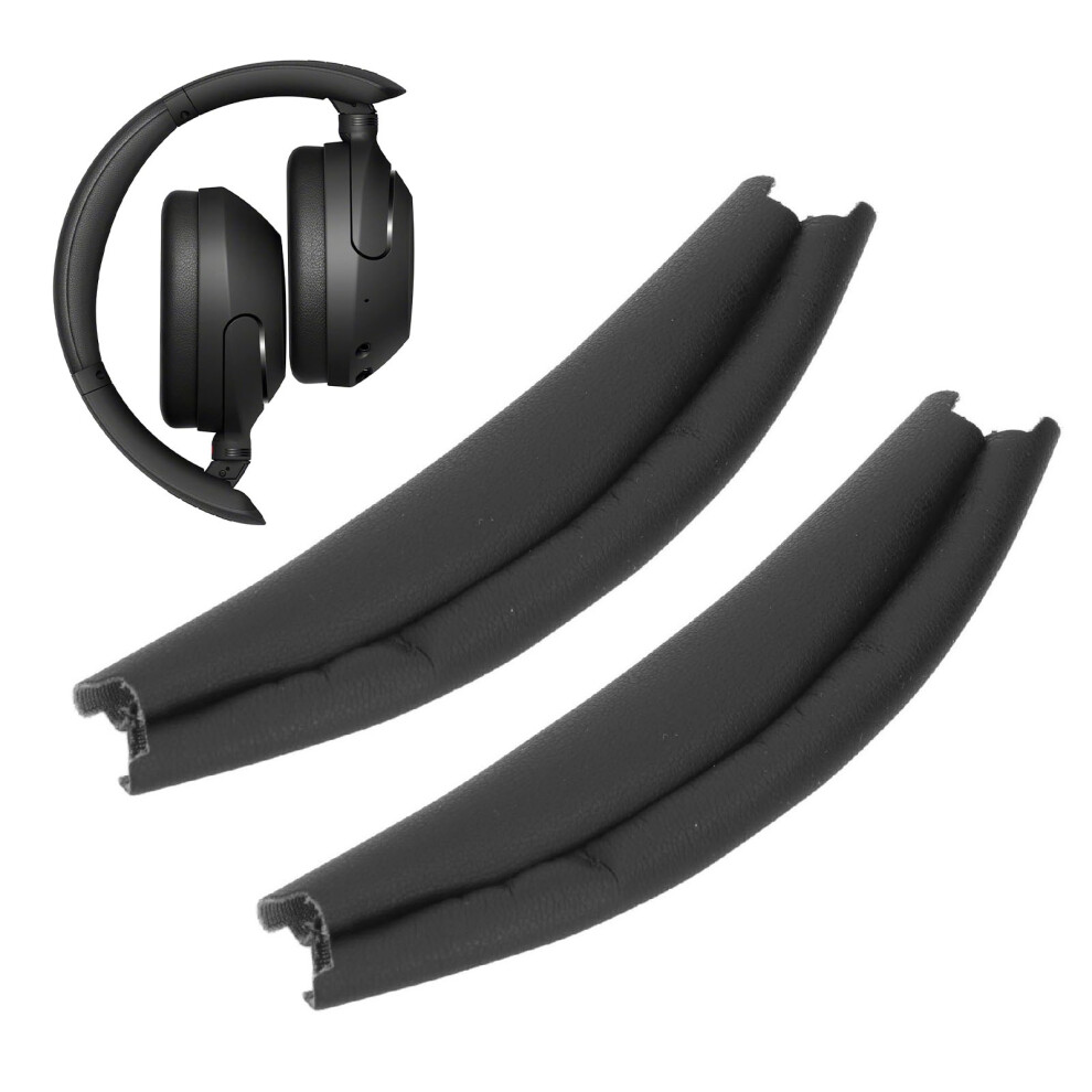 2Pcs Protein Leather Headband Pad For Wh-Xb910n Headphones Comfort 4691346644469