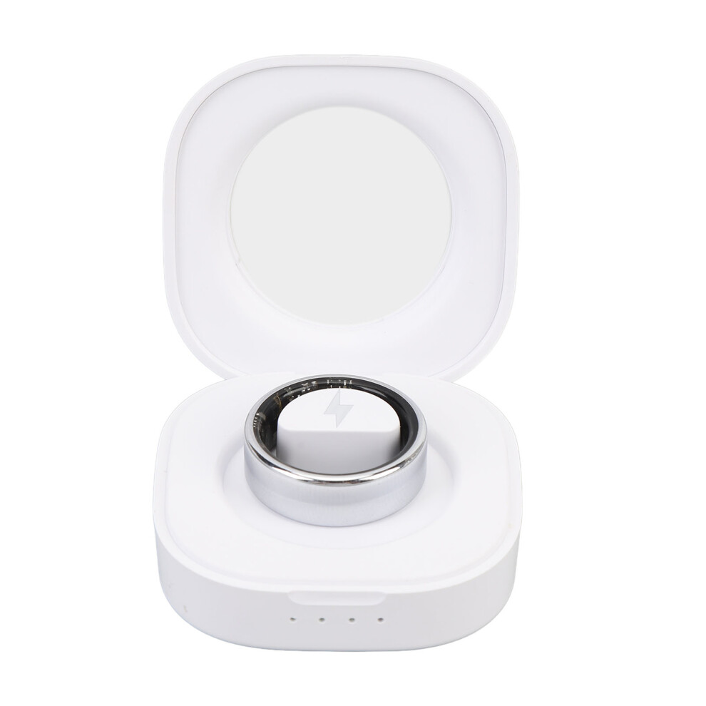 Smart Ring Sleep Tracker 20Mah Stainless Steel Waterproof 7-Day Battery Silver 6901346644672