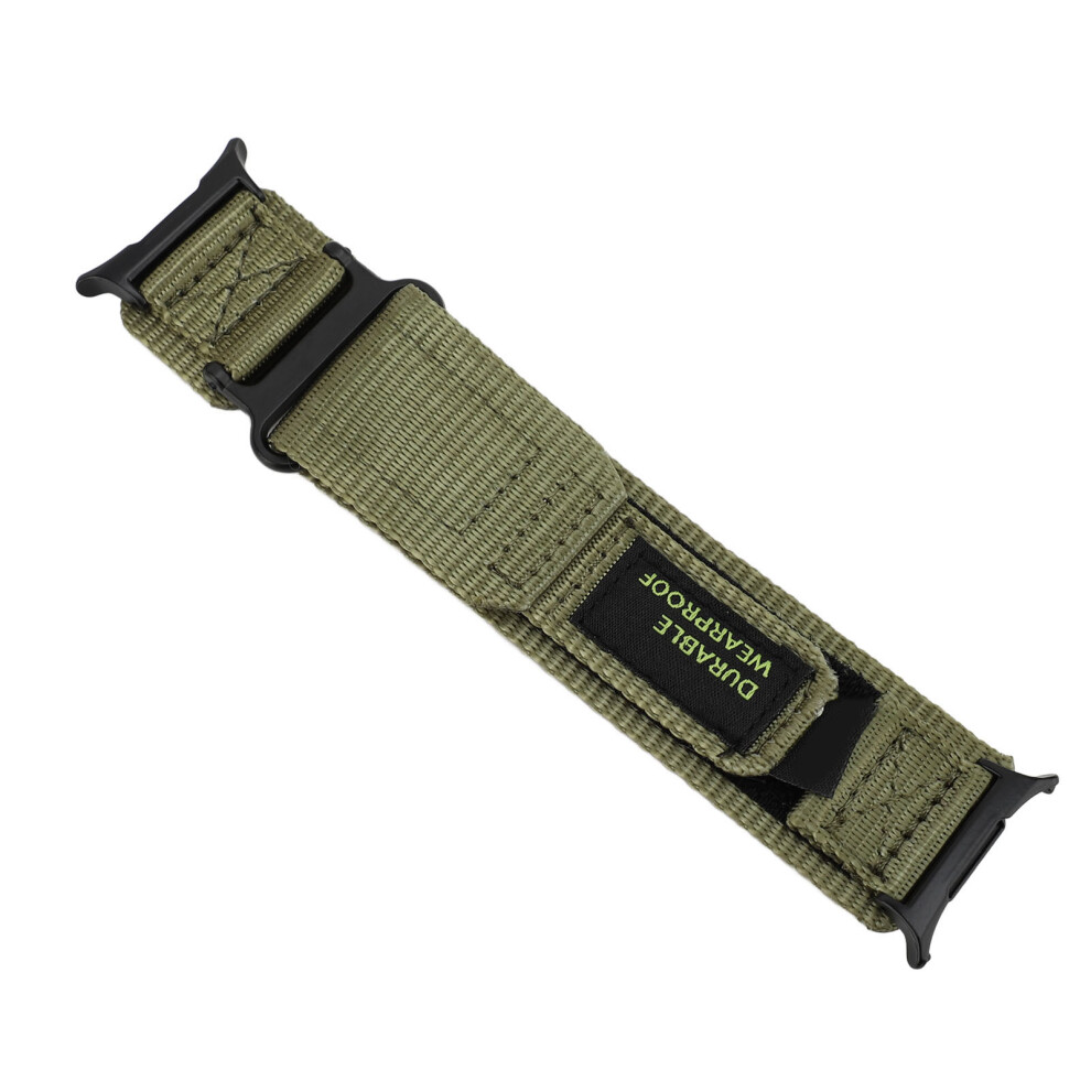 Adjustable Nylon Watch Band For Galaxy Watch 7 Ultra 47Mm, Od Green 6951346645193