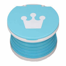 Faltbares Reise-WC für Kleinkinder, tragbares ABS-Toilette, 24x24x19 cm