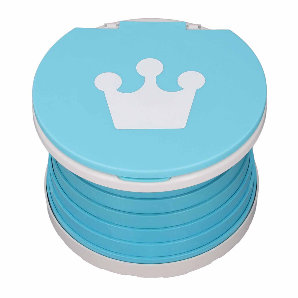 Foldable Toddler Travel Potty, ABS Portable Training Toilet 24x24x19cm