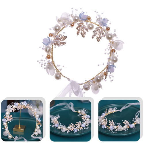 1Witte Parel Haarband Bruid Accessoires Voor Trouwdecor 1