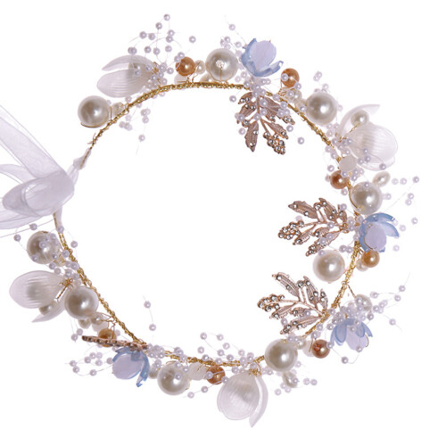 1Witte Parel Haarband Bruid Accessoires Voor Trouwdecor 2