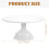 Ceramic Cake Stand Plate High Base Fruit Snack Tray Holder 3