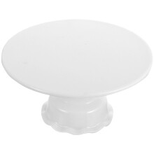 Ceramic Cake Stand Plate High Base Fruit Snack Tray Holder