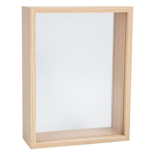 Pressed Flowers Shadow Box Flower Frame Natural Wood 1pack