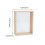 Pressed Flowers Shadow Box Flower Frame Natural Wood 1pack 2
