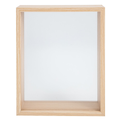 Pressed Flowers Shadow Box Flower Frame Natural Wood 1pack 2
