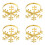 4 Pcs Metal Napkin Holder For Table Use Table Setting 1