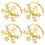 4 Pcs Metal Napkin Holder For Table Use Table Setting 6