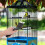 Cage Noir ABS Acier Inoxydable Nettoyage Durable 5