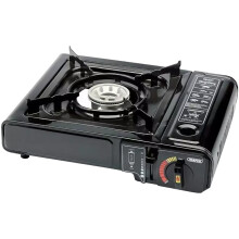 (Camping Stove) Portable Camping Gas Stove | Single Burner Outdoor BBQ Cooker for Butane Bottles