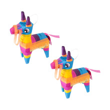 Mlins 2 Pcs Decor Alpaca Pinata Pinata For Game Baby Bride 18.5x10x5cm