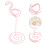 2 Pieces Wedding Party Photobooth Props Decorations Clip Holders 8