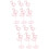 2 Pieces Wedding Party Photobooth Props Decorations Clip Holders 7