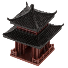 PP Mini Statue Pagode Bonsai Garten Deko