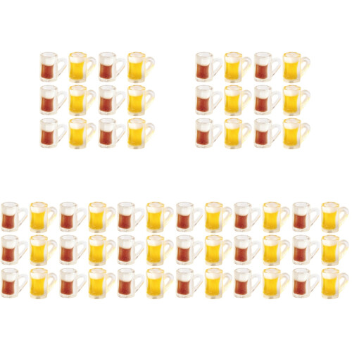 100 Pcs Mini Beer Mugs Decorative Models House Photo Props 1