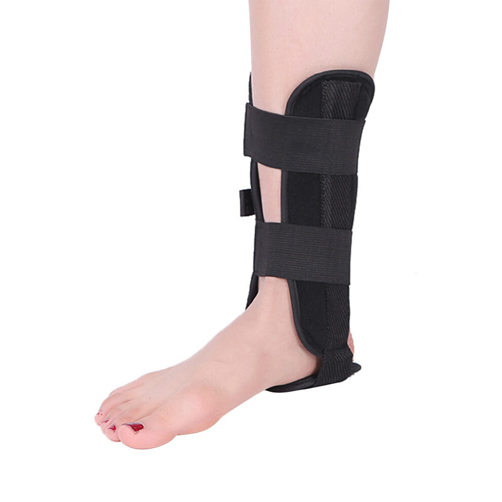 Ankle Stabilizer Brace Adjustable Support for Post-Op Fracture Recovery, Lace Up Design for Achilles Tendonitis and Sprains
