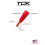 TCK Einfarbige Baseball-Steigbgel Muster A (Scharlachrot Medium) 7