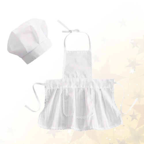 Newborn Chef Hat & Apron Cosplay Clothes L 1
