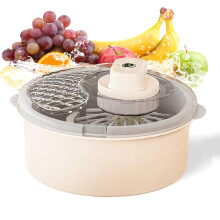Fruit Washer Spinner Bowl - Manual Electric Fruit Vegetable Spinner, Multi-Purpose Kitchen Appliance for Home Use