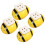5 Pieces Bee Themed Kitchen Decor Salt Shaker Seasoning Container 3