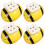 5 Pieces Bee Themed Kitchen Decor Salt Shaker Seasoning Container 1