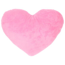 Flauschiges Herzkissen Heart Pillow Cushion Pink Plush 1pcs