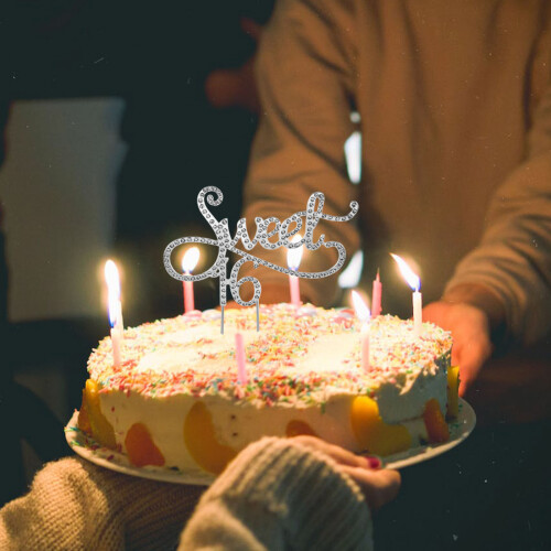 Duurzame Cake Topper 16 Verjaardagsversiering in 2