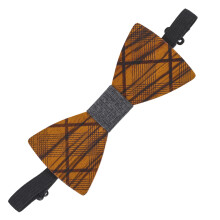 Wedding Bow Tie Kids Wooden Bow Tie Man 12.00x5.50x0.50cm