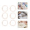 Raindrops 6pcs Rattan Vine Rings For Diy Craft 6