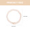 Raindrops 6pcs Rattan Vine Rings For Diy Craft 3
