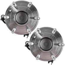 TRQ Moyeux et roulements de roue avant 6 pattes gauche et droite pour Chevy GMC 2WD 2x4