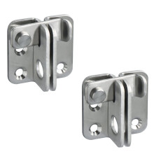 Mooche 2kpl Kntsalpa Portin salvat Liukuoven pultti Salvan turvalukon salpa 1,8"" ruostumaton ters harjattu viimeistelty MMS3001LS-2P