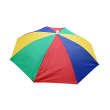Umbrella Hat for Fishing and Outdoor Activities - Adjustable Waterproof Headwear for Camping Gardening Hiking