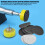 50pcs Hook and Loop 75mm Sander Disc Sanding 8