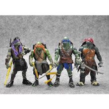 4 Pack Teenage Mutant Ninja Turtles- 12CM- New Model