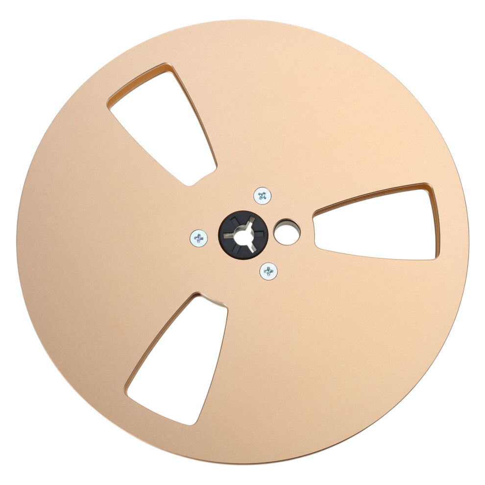 7Inch Aluminum Alloy Takeup Reel For 1/4" Reel To Reel- Gold 7732000041372