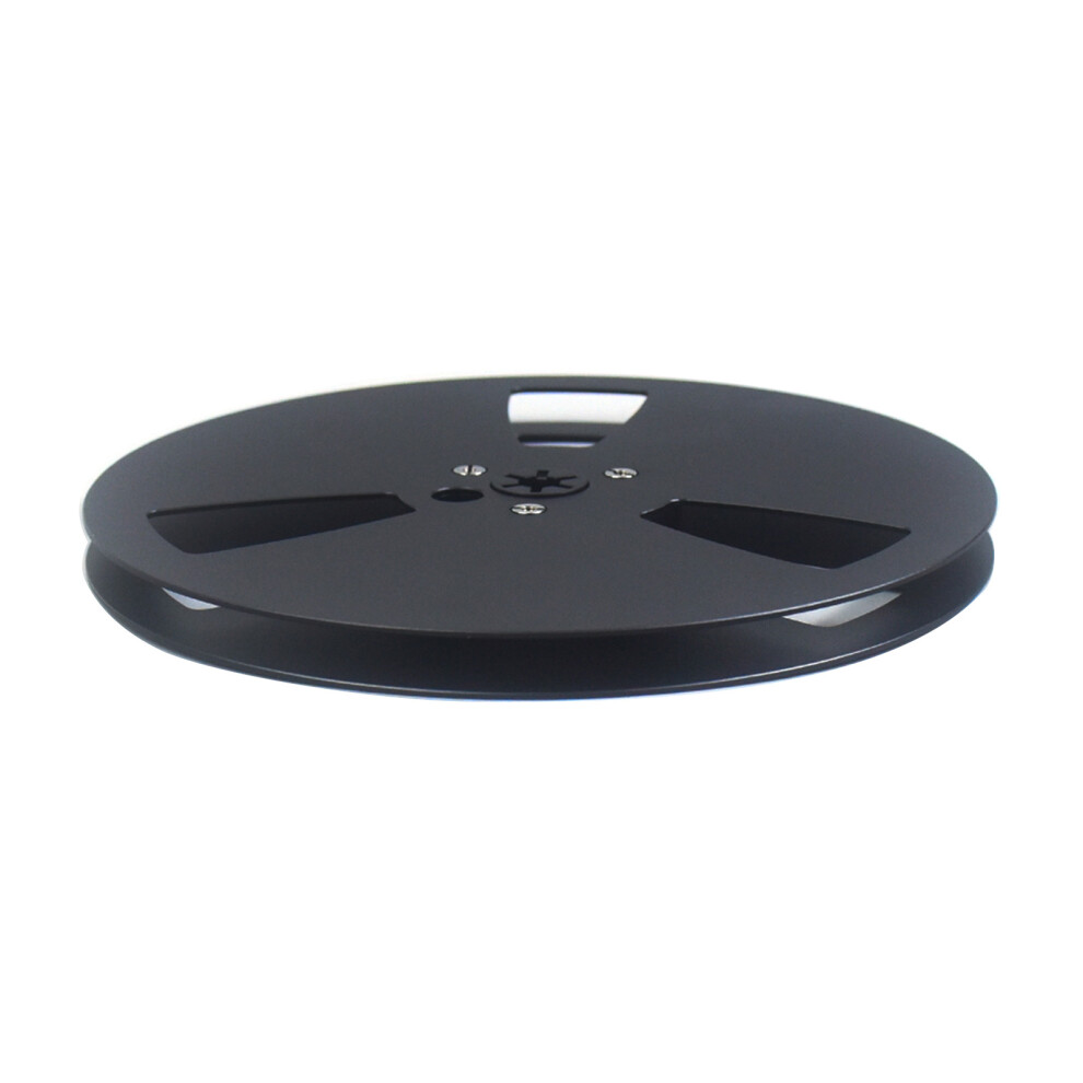 Aluminum Alloy 7Inch Empty Open Reel 3 Hole For 1/4 Reel- Black 7732000041525