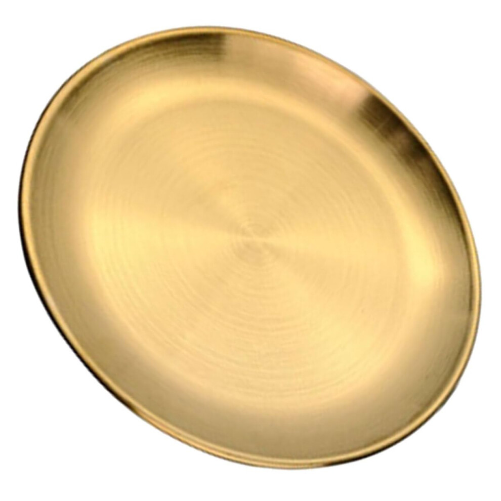 Tiered Serving Platter Round Stainless Steel Tray for Salad, Appetizers, and Desserts - Versatile Golden Serving Dishes-image-OPC-PKC6YNP-NEW