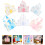Castle Cake Decoration Set Assorted Color Plastic 6pcs 6