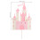 Castle Cake Decoration Set Assorted Color Plastic 6pcs 3