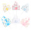 Castle Cake Decoration Set Assorted Color Plastic 6pcs 8