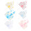 Castle Cake Decoration Set Assorted Color Plastic 6pcs 7