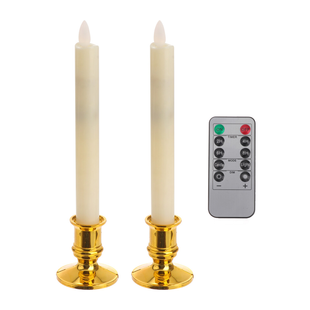 4 Pcs Candle Lamps Remote Control White Electronic-image-OPC-PKC7BY6-NEW