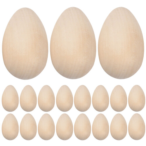 40 Stuks Mini Ongeverfde Eieren Diy Decoratie