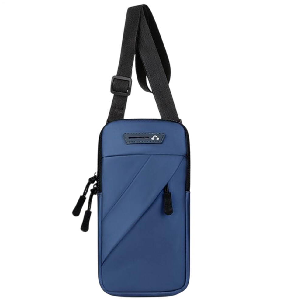Arm Phone Holder For Running | Water-Resistant Breathable Sports Armband For Jogging Hiking Walking - Cellphone Sleeve Blue 9084446752489
