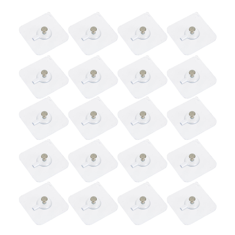 Strong Load-Bearing Adhesive Screw Patches Square 20Set 2.3In 3182382822719