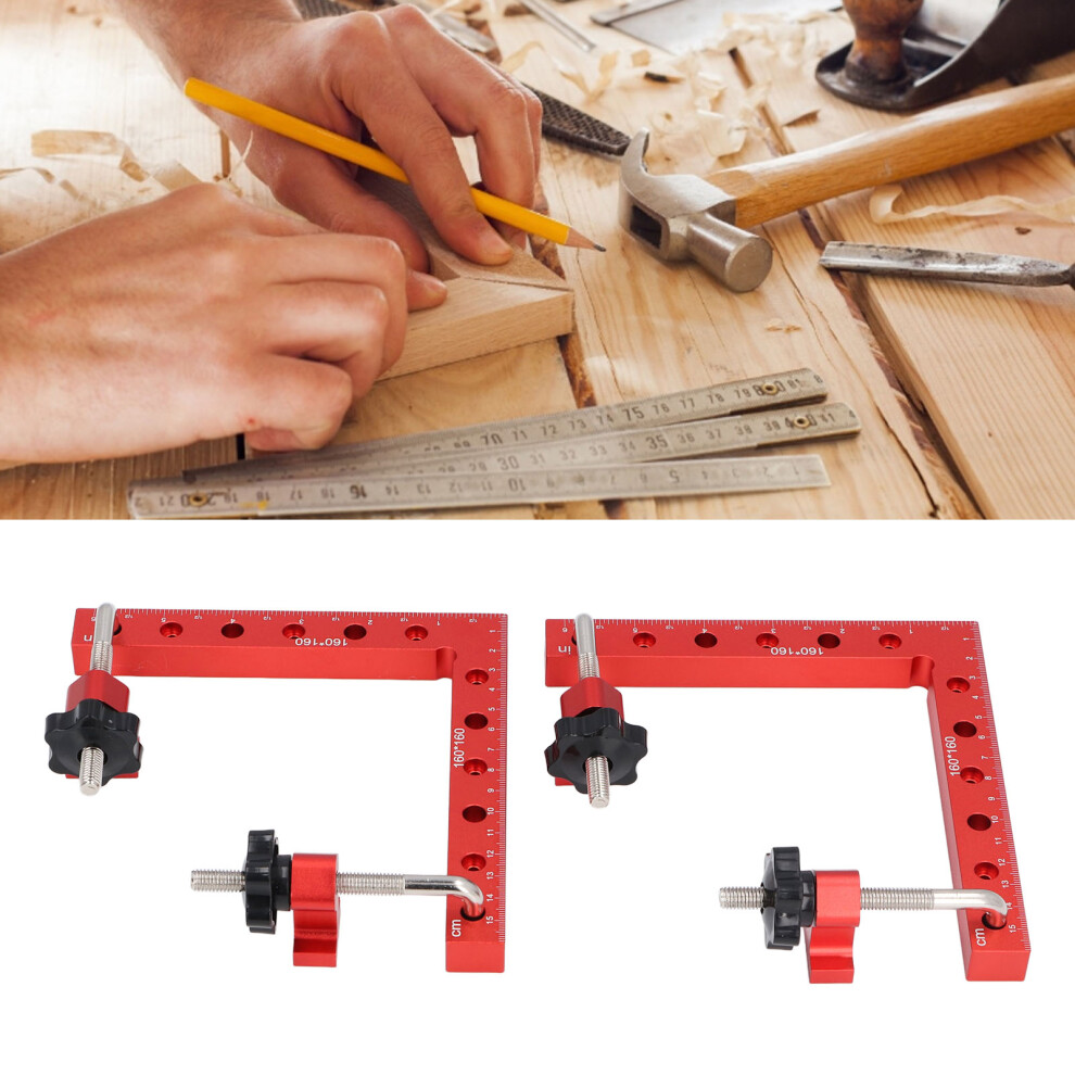 Corner Clamps 2 Pack 160Mm Aluminum Alloy For Woodworking 90 Corner Jigs 9351346648724